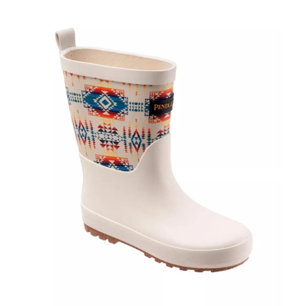Pendleton Kids Fog Pilot Rock Mid Waterproof Rain Boots Size 9/10
